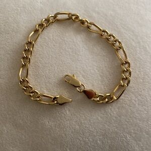 14k plated gold STYLISH FASHION BRACELET for Man's & Women's